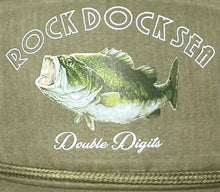 Load image into Gallery viewer, Rock Dock Sea (Large Mouth Bass) Double Digits UPF 50 Cap